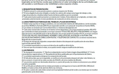 AlVelAl convoca la segunda edición del Concurso de Relatos Cortos Orgullo Rural