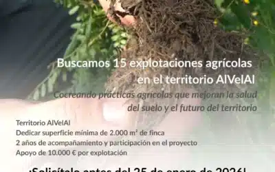 AlVelAl abre convocatoria del Proyecto Salud del Suelo en el marco de GOV4ALL